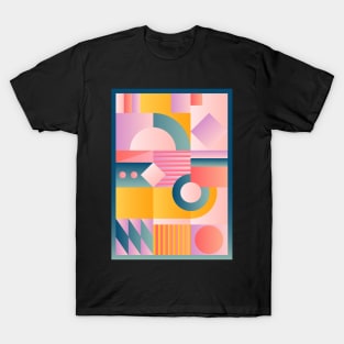 Geometric gradient artwork T-Shirt